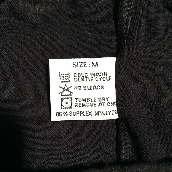 NWOT One Step Ahead Leggings TwoBlack Yoga Tights - Picture 3 of 3